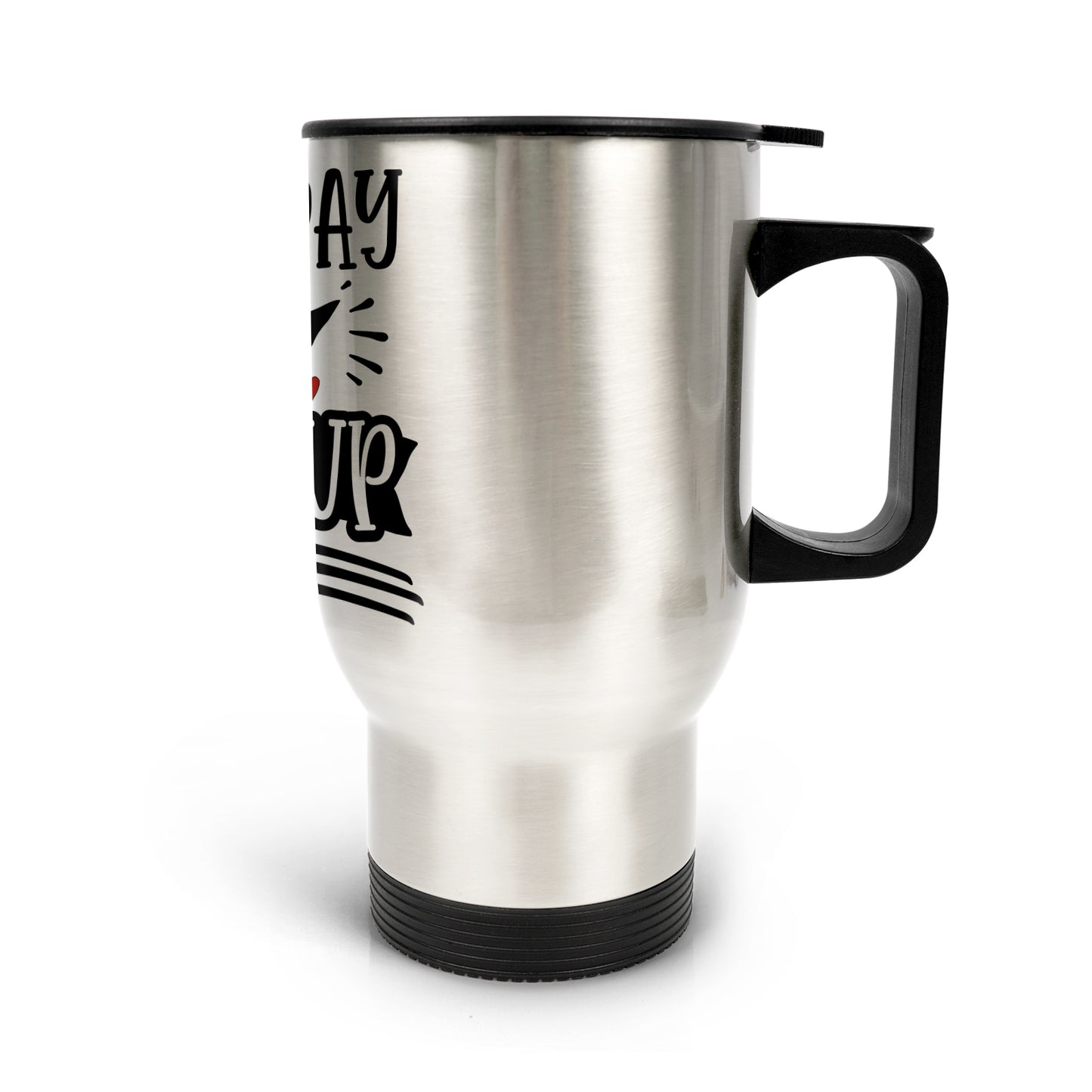 Women's Birthday Cruise Turn up Travel Mug (Silver) (14 Oz)