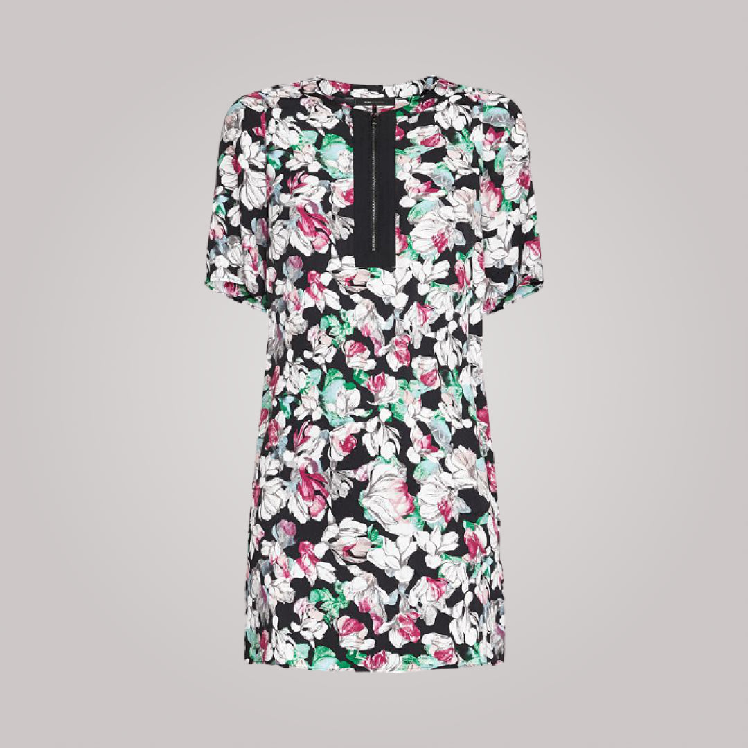 Floral-Print Shift Dress - Absolute Fashion 2020