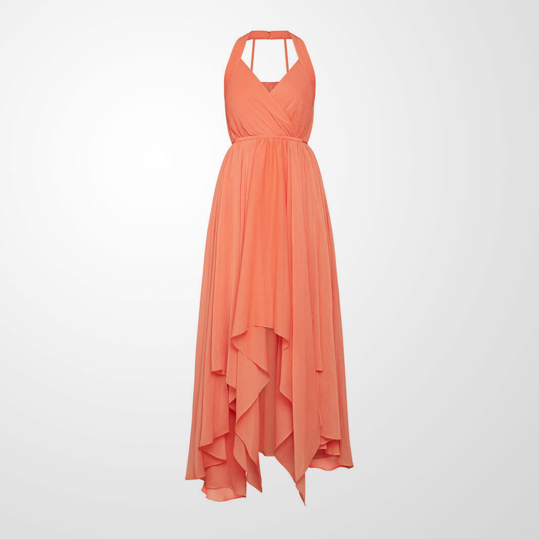 Chiffon Halter Dress - Absolute Fashion 2020