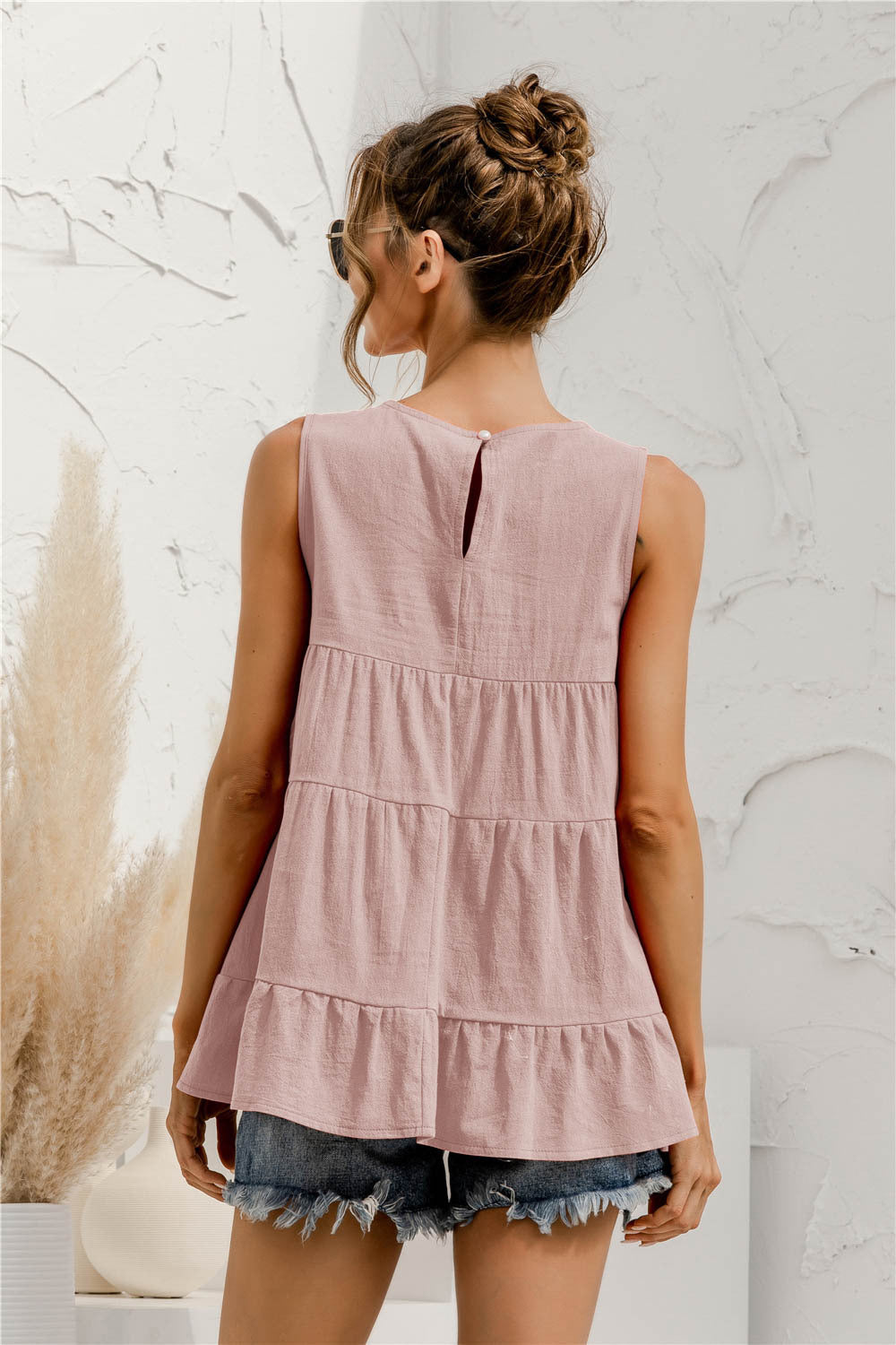 Sleeveless Tiered Top - Absolute Fashion 2020