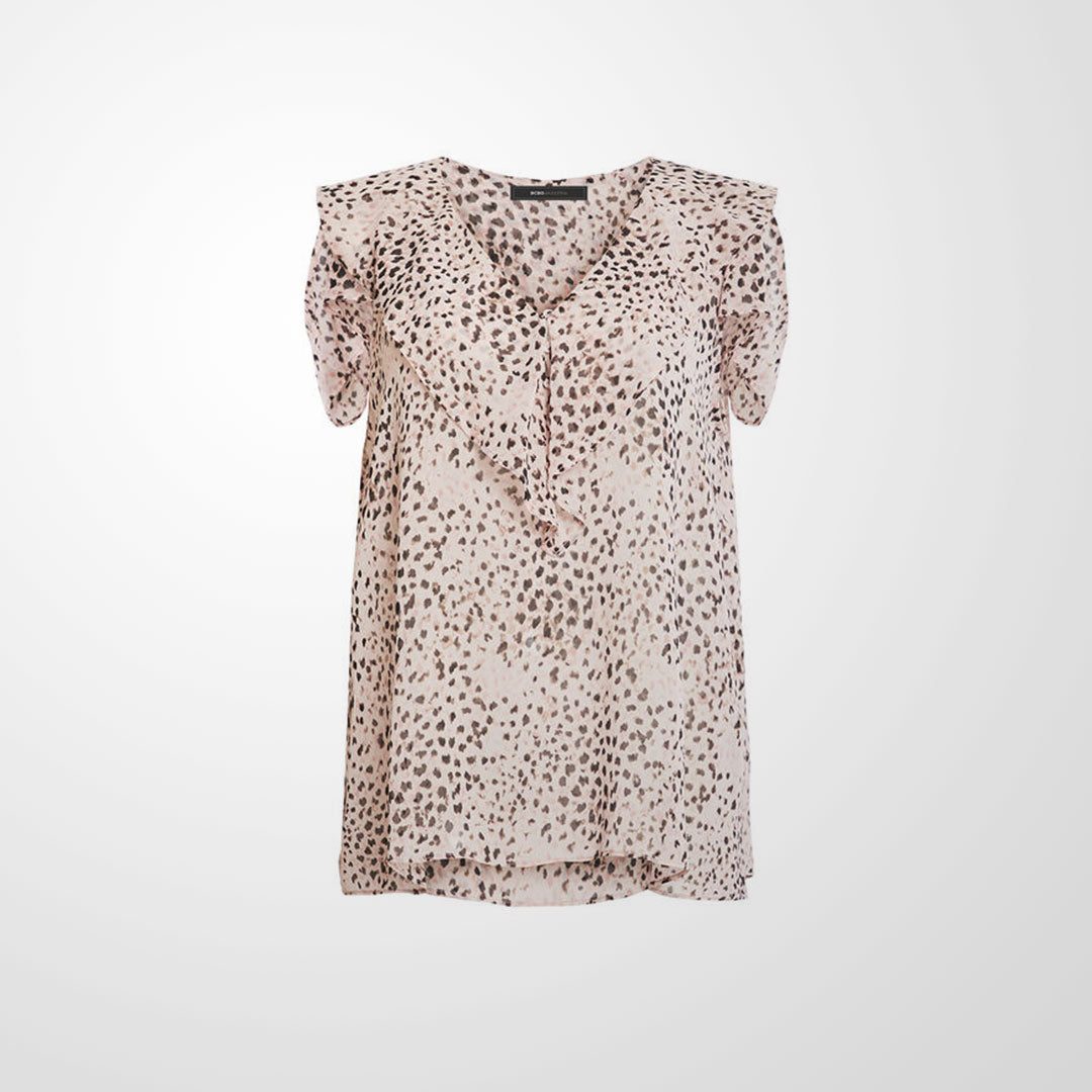 Cold Shoulder Ruffle Blouse - Absolute Fashion 2020