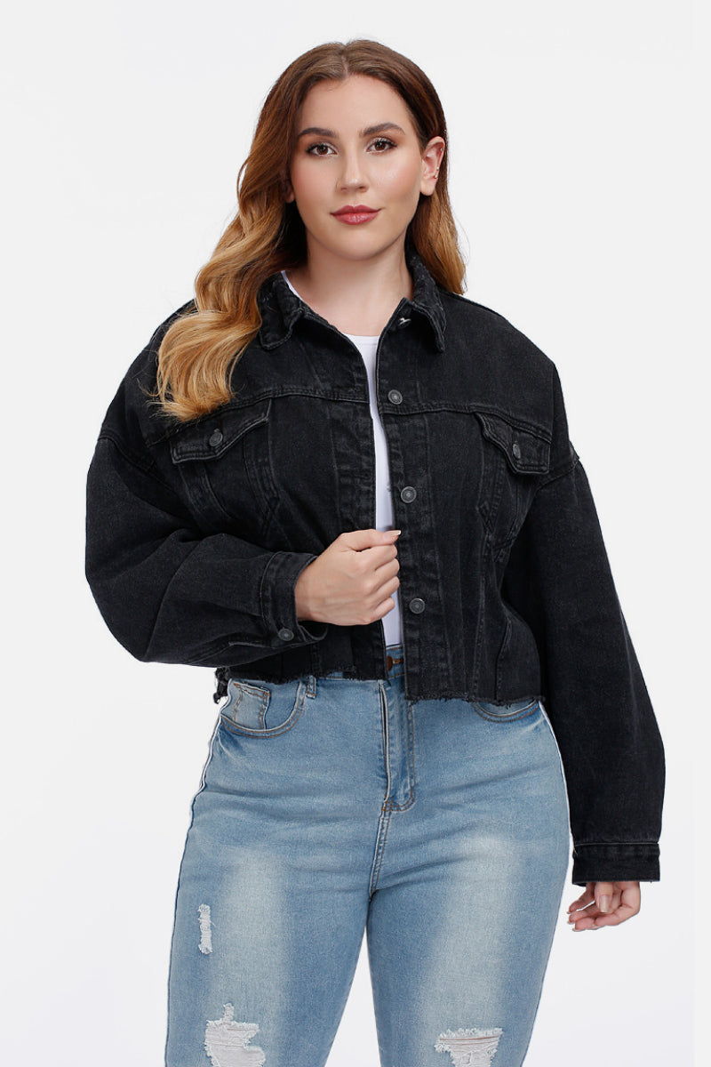 Cropped Black Denim Jacket - Absolute Fashion 2020