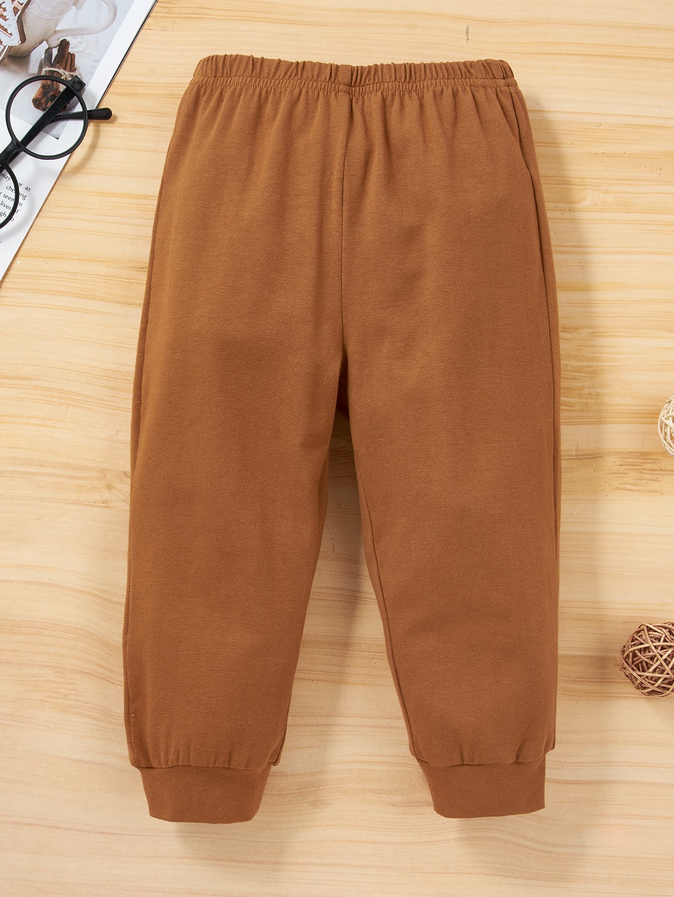 Girls Striped Onesie Solid Pants and Bear Hoodie Set