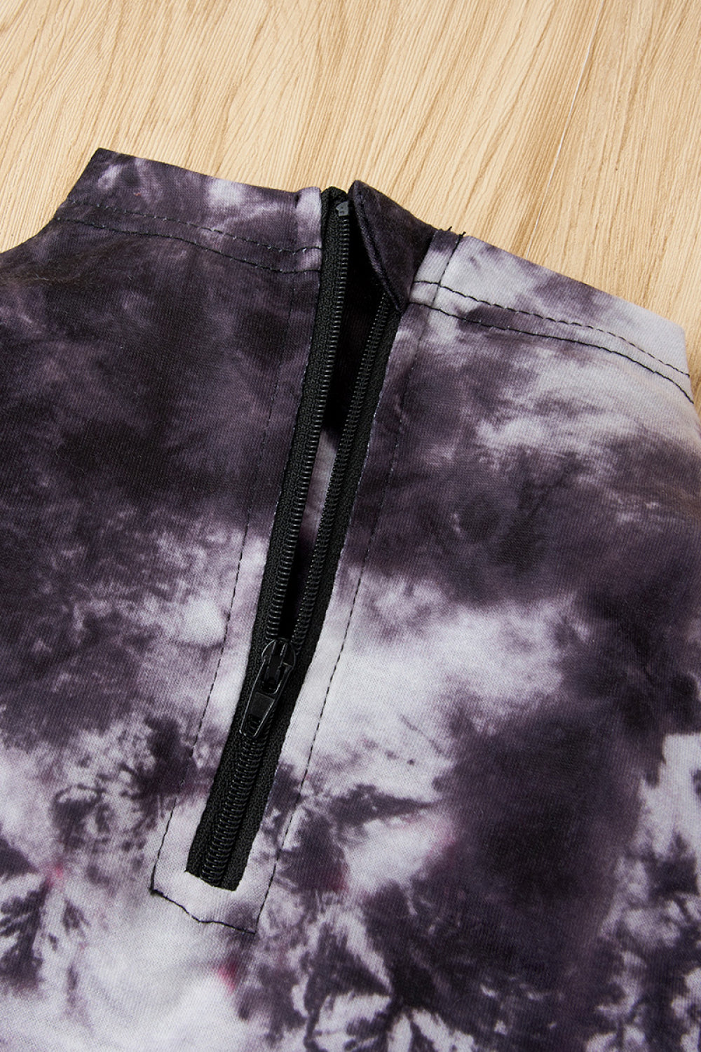 Girls Tie-dye Top and Solid Pants Set