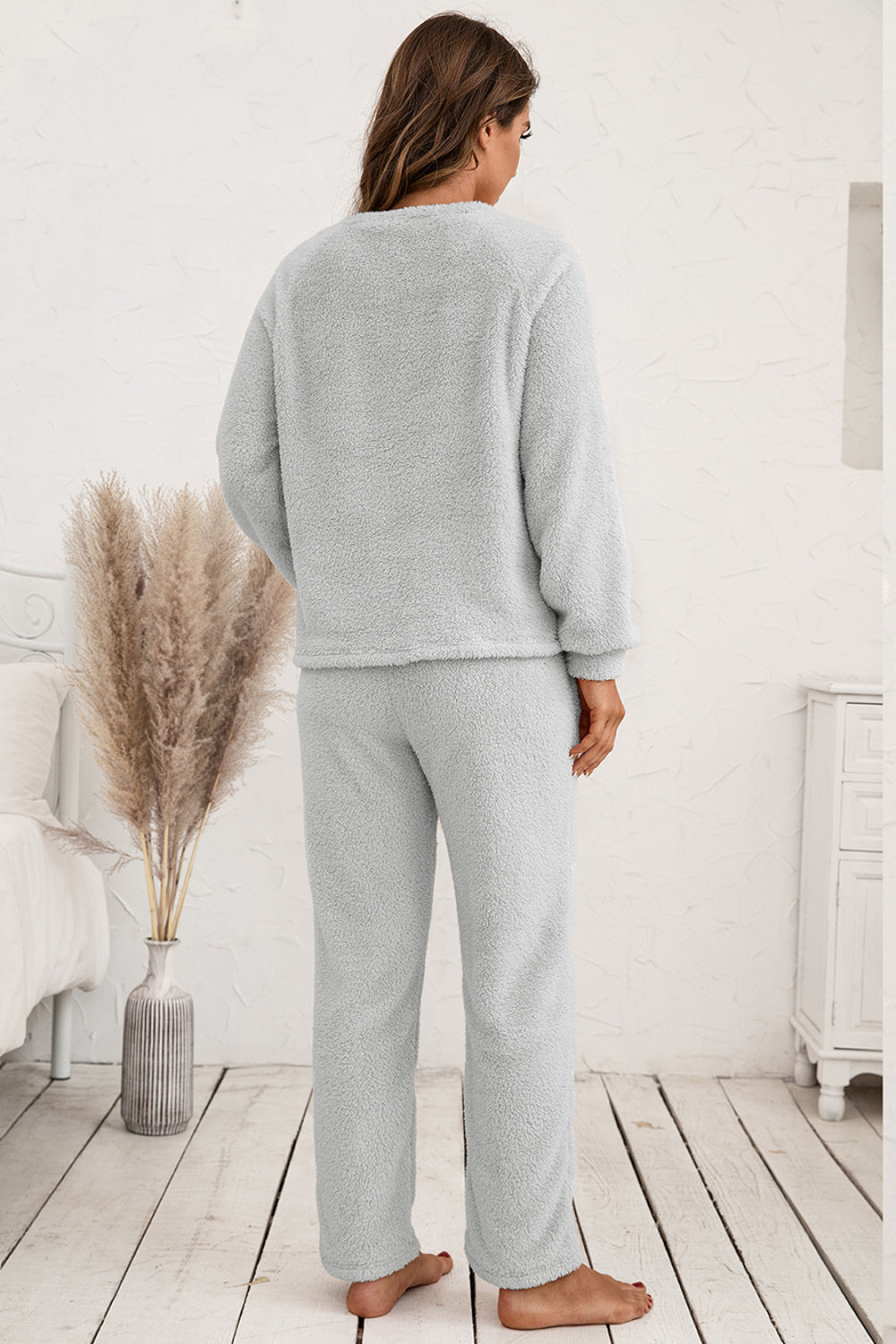 Top and Pants Teddy Lounge Set - Absolute Fashion 2020