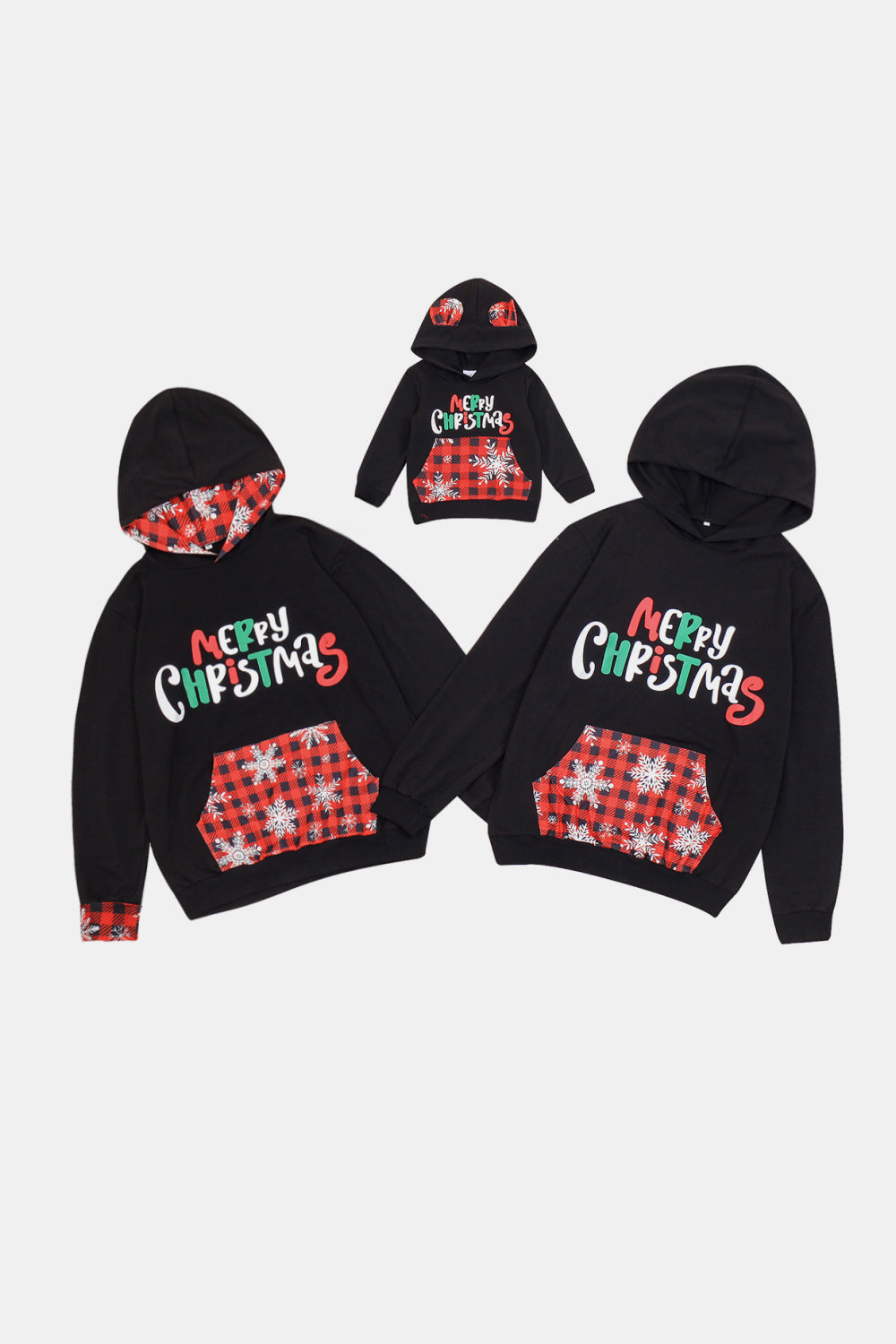 Christmas Graphic Parent-child Hoodie of Dad