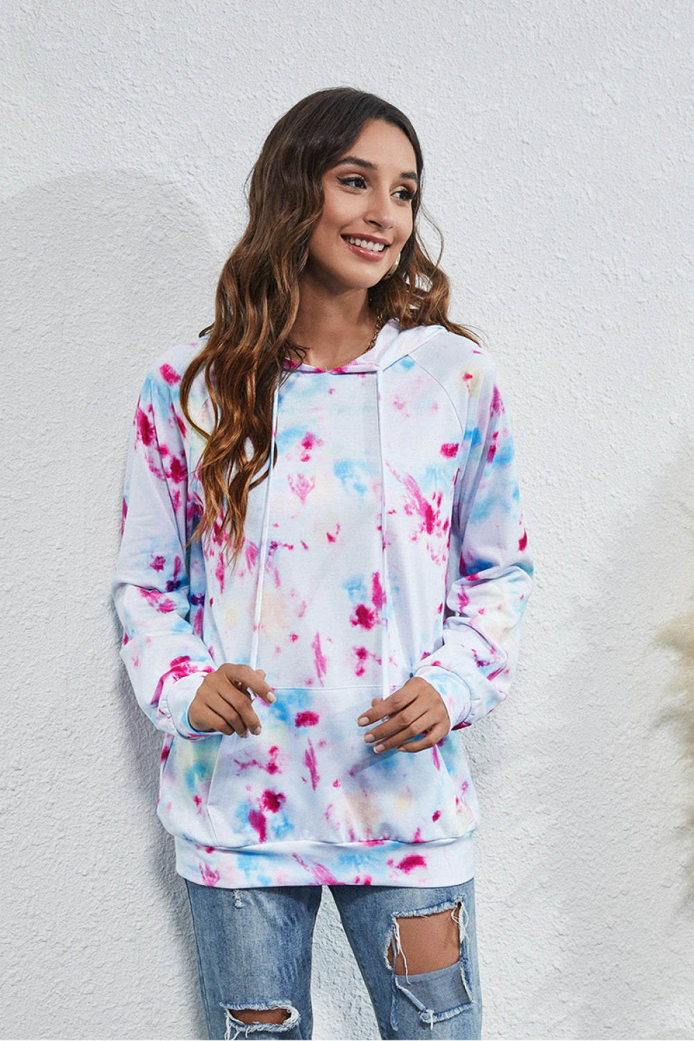 Tie-Dye Drawstrings Hoodie - Absolute Fashion 2020