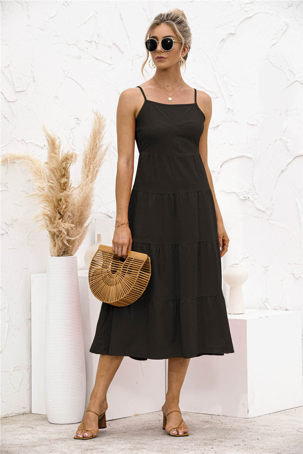 Hammock Backless Tiered Dress - Absolute Fashion 2020