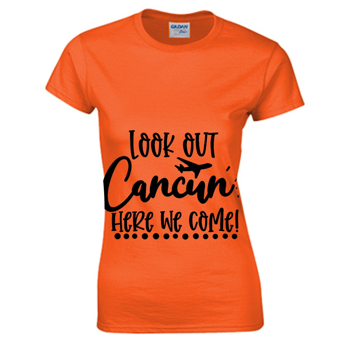 Cancun Women's O-neck T-shirt | Gildan 180GSM Cotton (DTG)