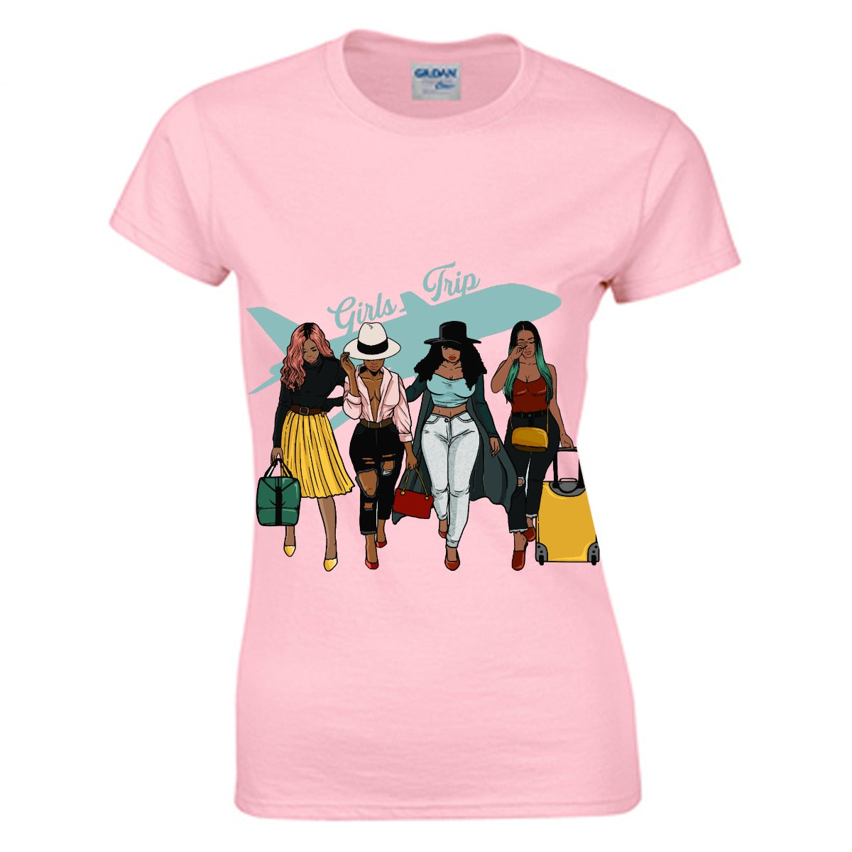 Girls Trip Women's O-neck T-shirt | Gildan 180GSM Cotton (DTG)