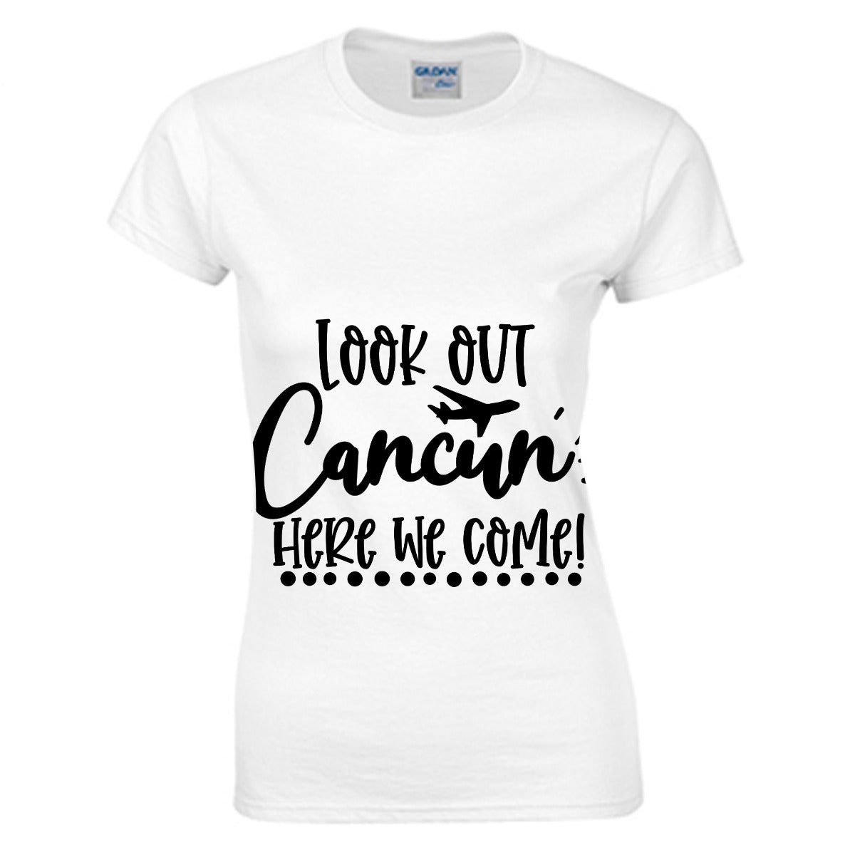 Cancun Women's O-neck T-shirt | Gildan 180GSM Cotton (DTG)