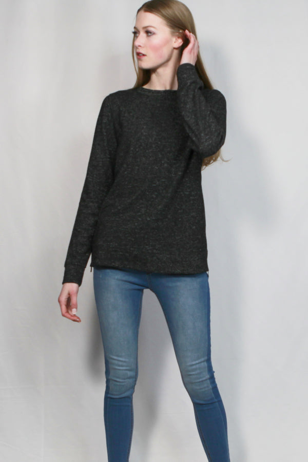 Scoop Neck Sweatshirt