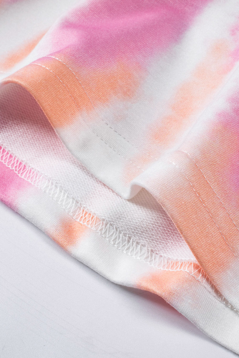 Tie-Dye Boat Neck Batwing Sleeve Tee - Absolute Fashion 2020