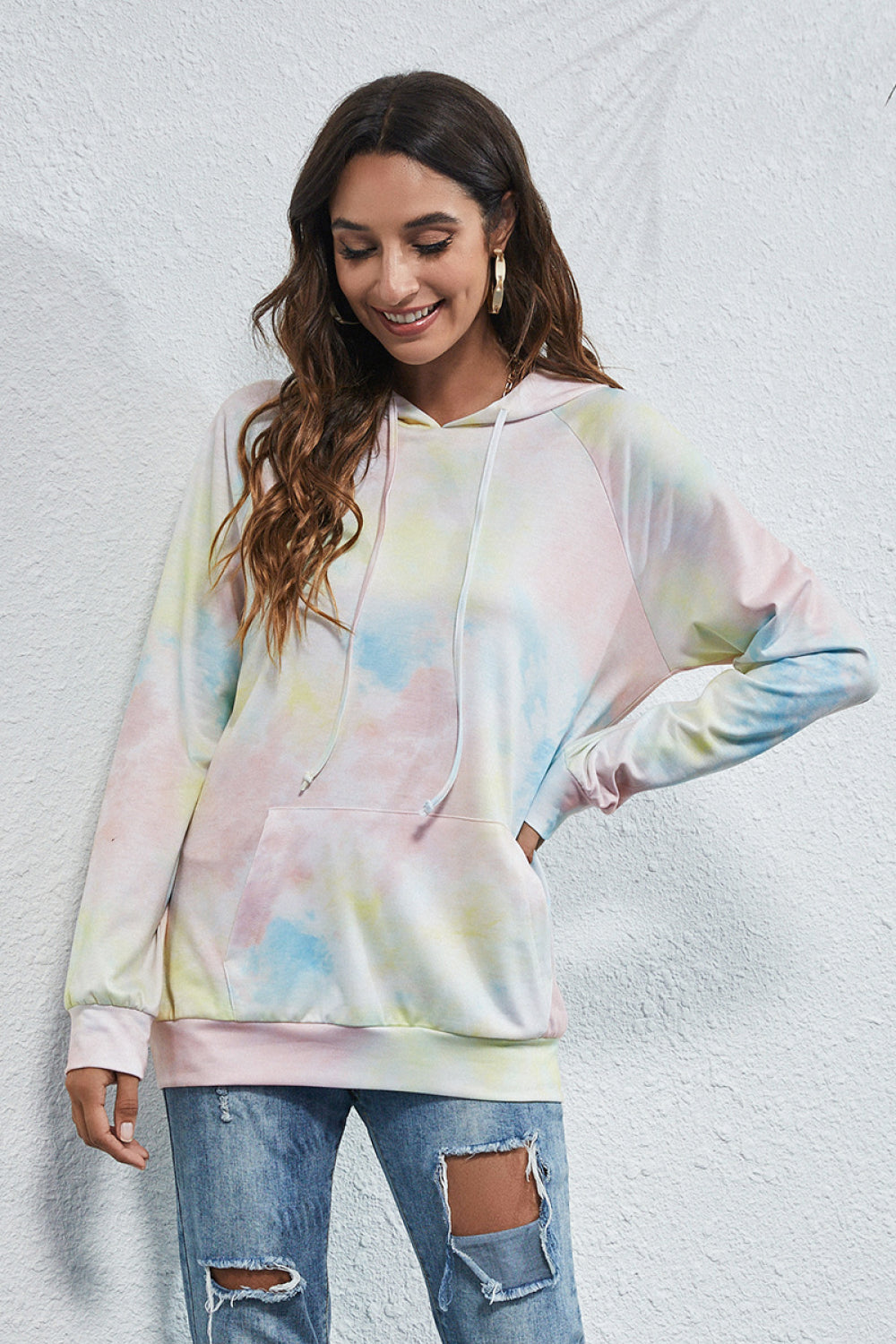 Tie-Dye Drawstrings Hoodie - Absolute Fashion 2020