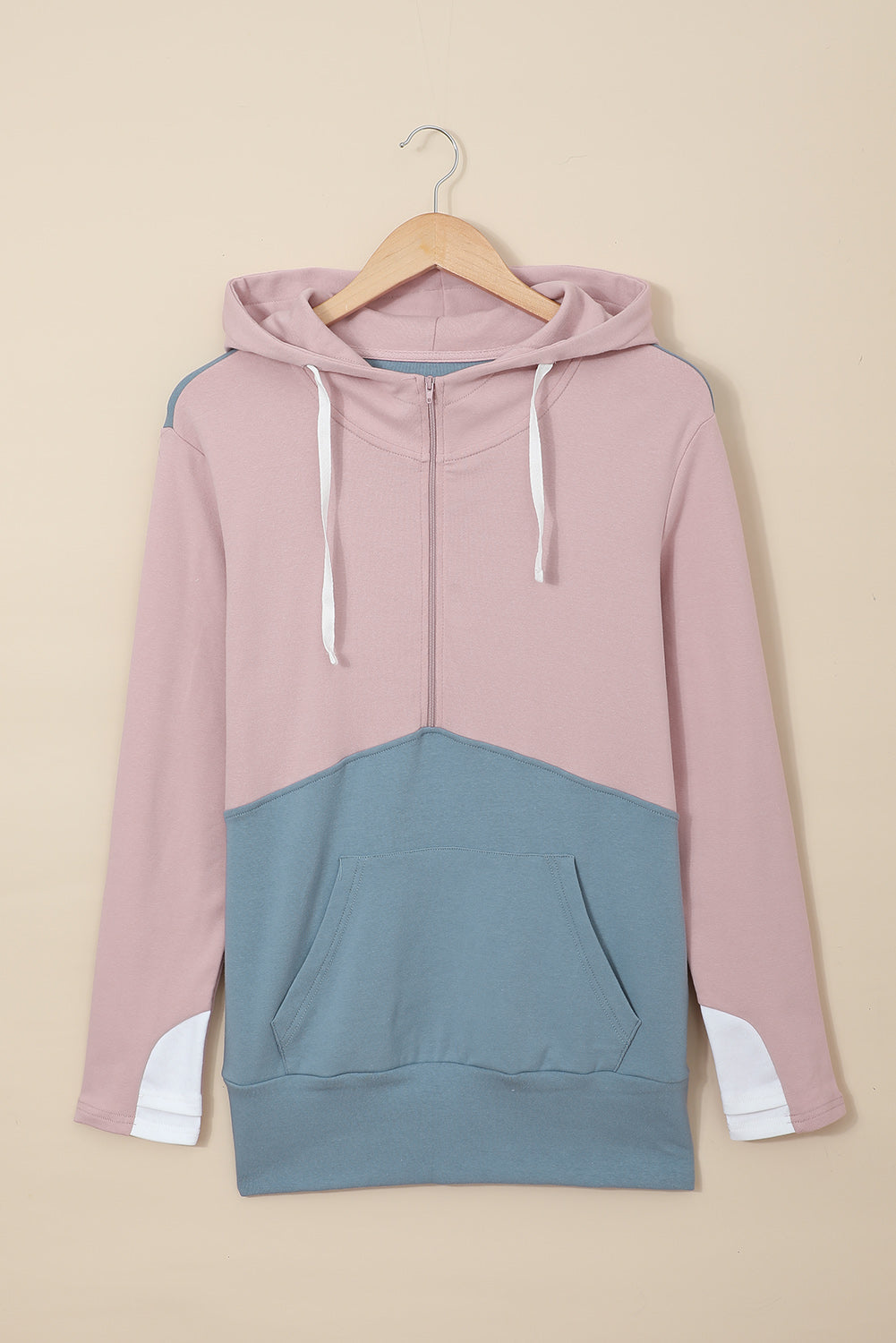 Color block Half Zip Hoodie - Absolute Fashion 2020