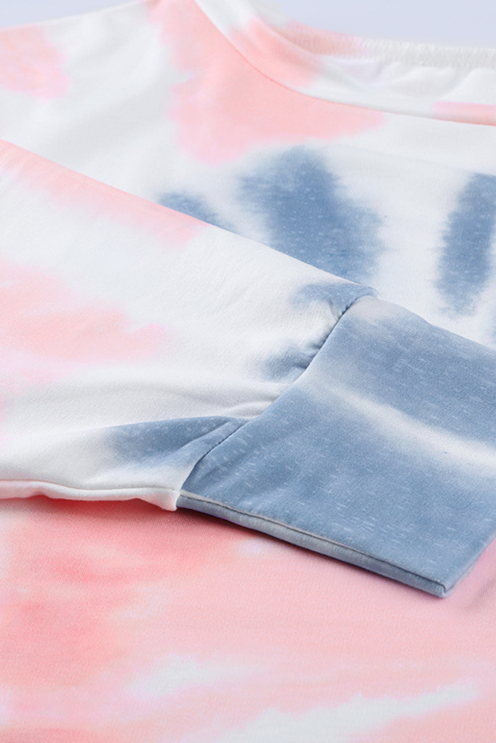 Tie-Dye Boat Neck Batwing Sleeve Tee - Absolute Fashion 2020
