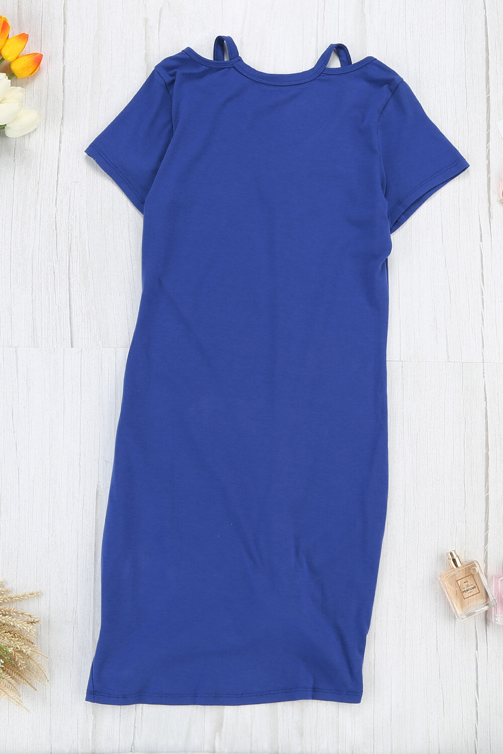 Clear Skies Jersey Twist T-Shirt Dress - Absolute Fashion 2020