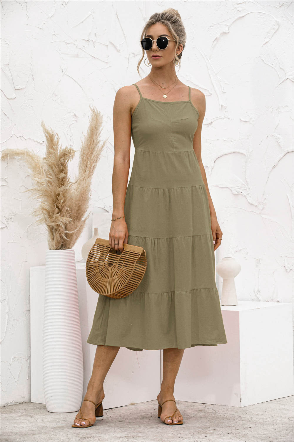 Hammock Backless Tiered Dress - Absolute Fashion 2020