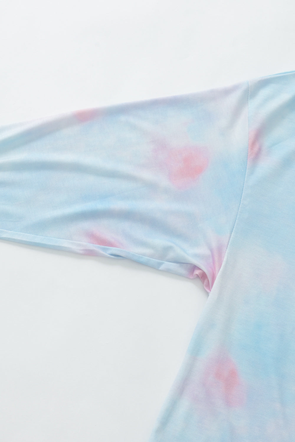 Tie-Dye Boat Neck Batwing Sleeve Tee - Absolute Fashion 2020