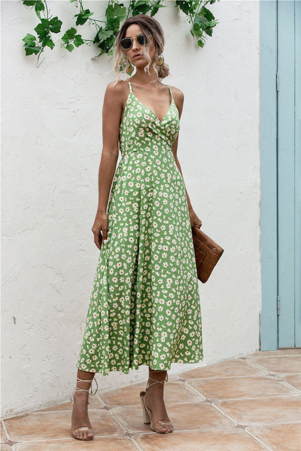 Daisy Floral Bowknot Back Dress - Absolute Fashion 2020