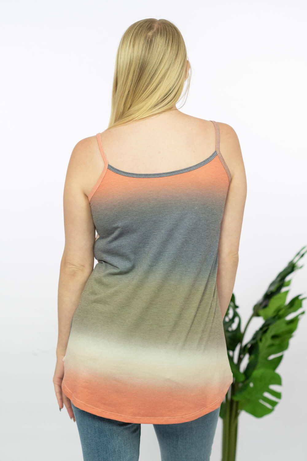 Zenana Sunset Dreams Full Size Ombre Reversible Tank