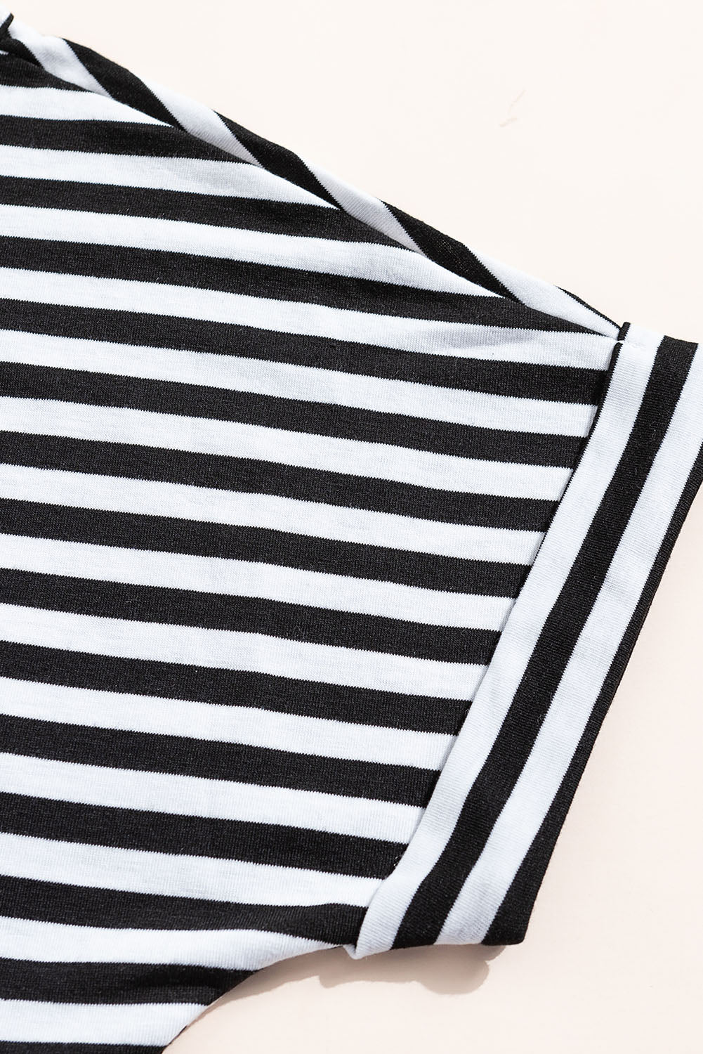 Stripes Pocketed T-shirt Dress with Belt - Absolute Fashion 2020