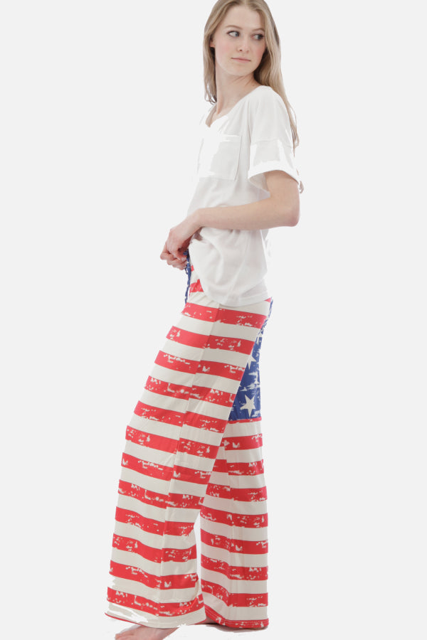 Casual Stretch Wide-Leg Pants