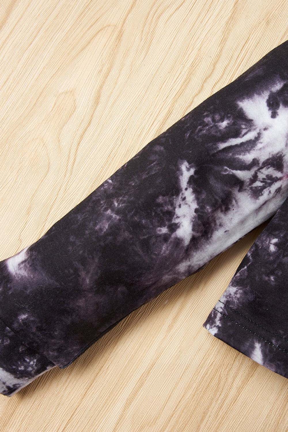 Girls Tie-dye Top and Solid Pants Set