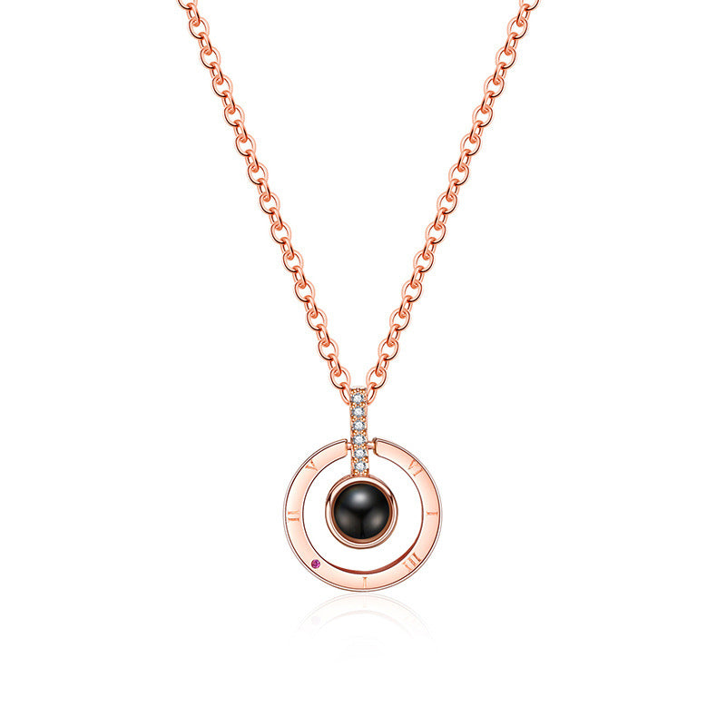 Projection Pendant Necklace - I Love You - Absolute Fashion 2020