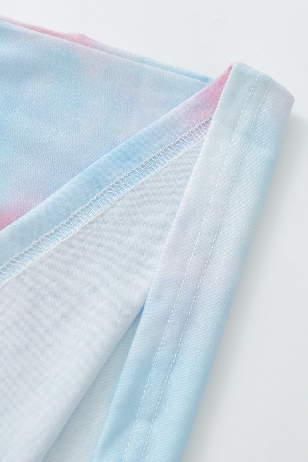 Tie-Dye Boat Neck Batwing Sleeve Tee - Absolute Fashion 2020