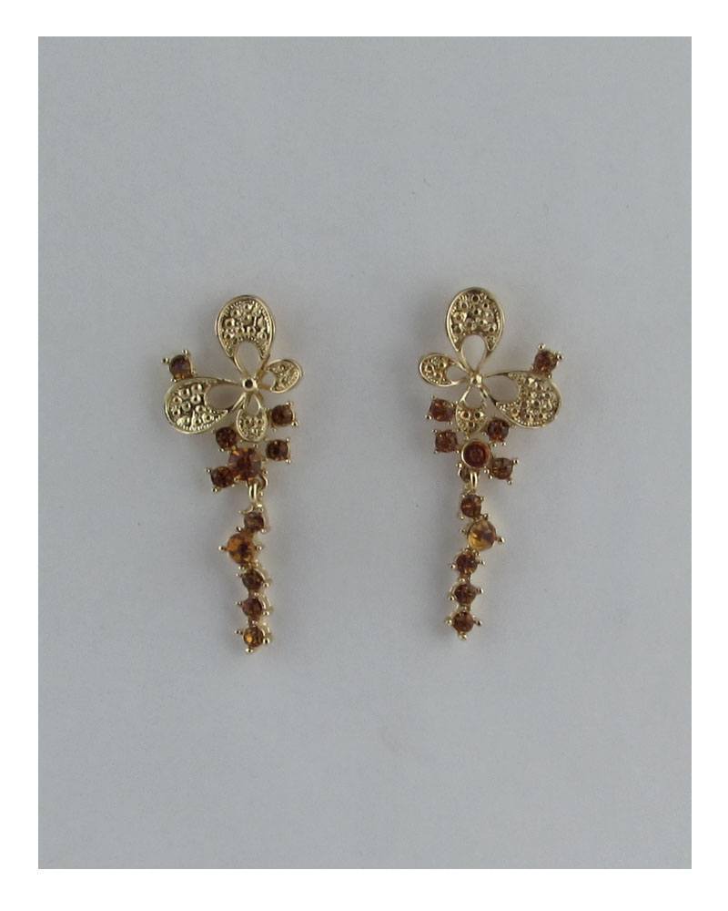 Butterfly linear stud drop earrings - Absolute Fashion 2020