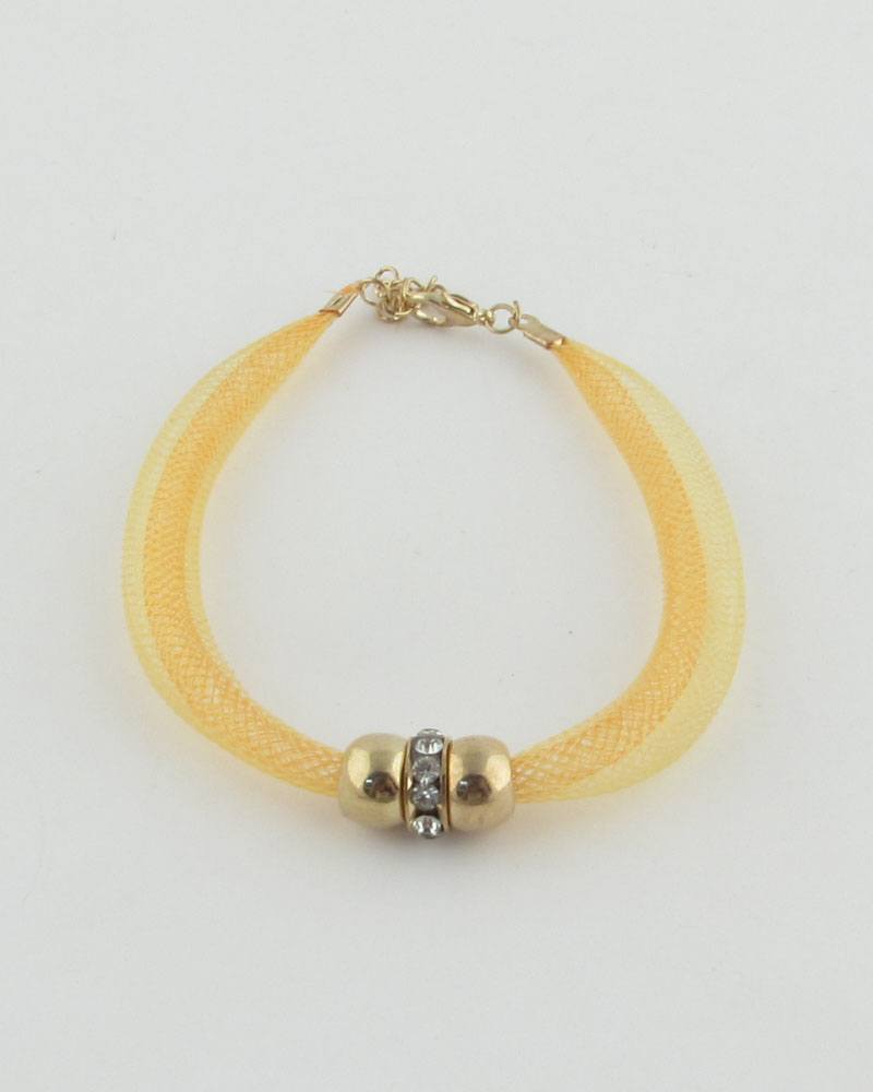 Stretch color mesh bead ball bracelet - Absolute Fashion 2020