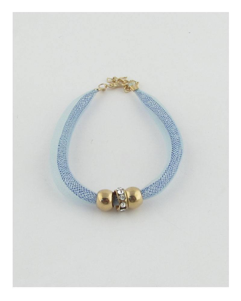 Stretch color mesh bead ball bracelet - Absolute Fashion 2020