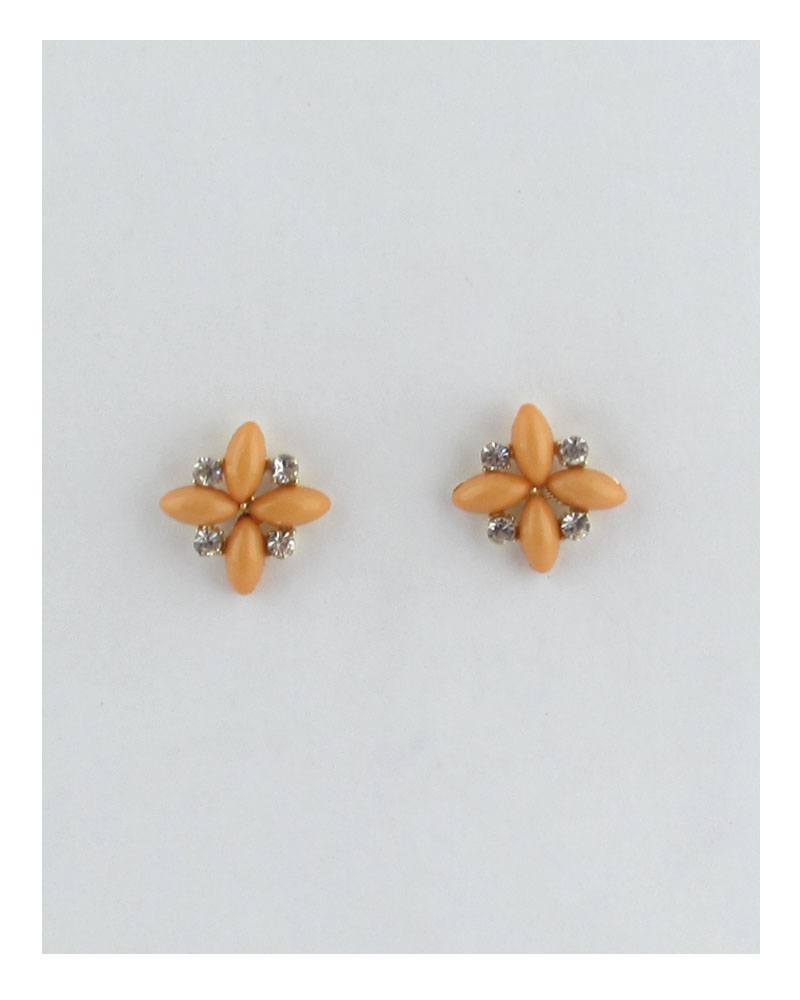 Four leaf flower stud earrings - Absolute Fashion 2020