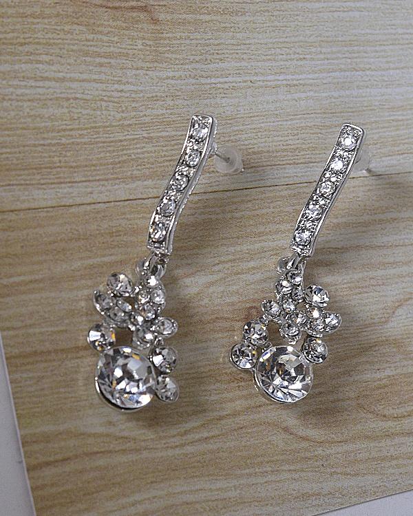 Crystal and Stone Drop Earrings - Absolute Fashion 2020