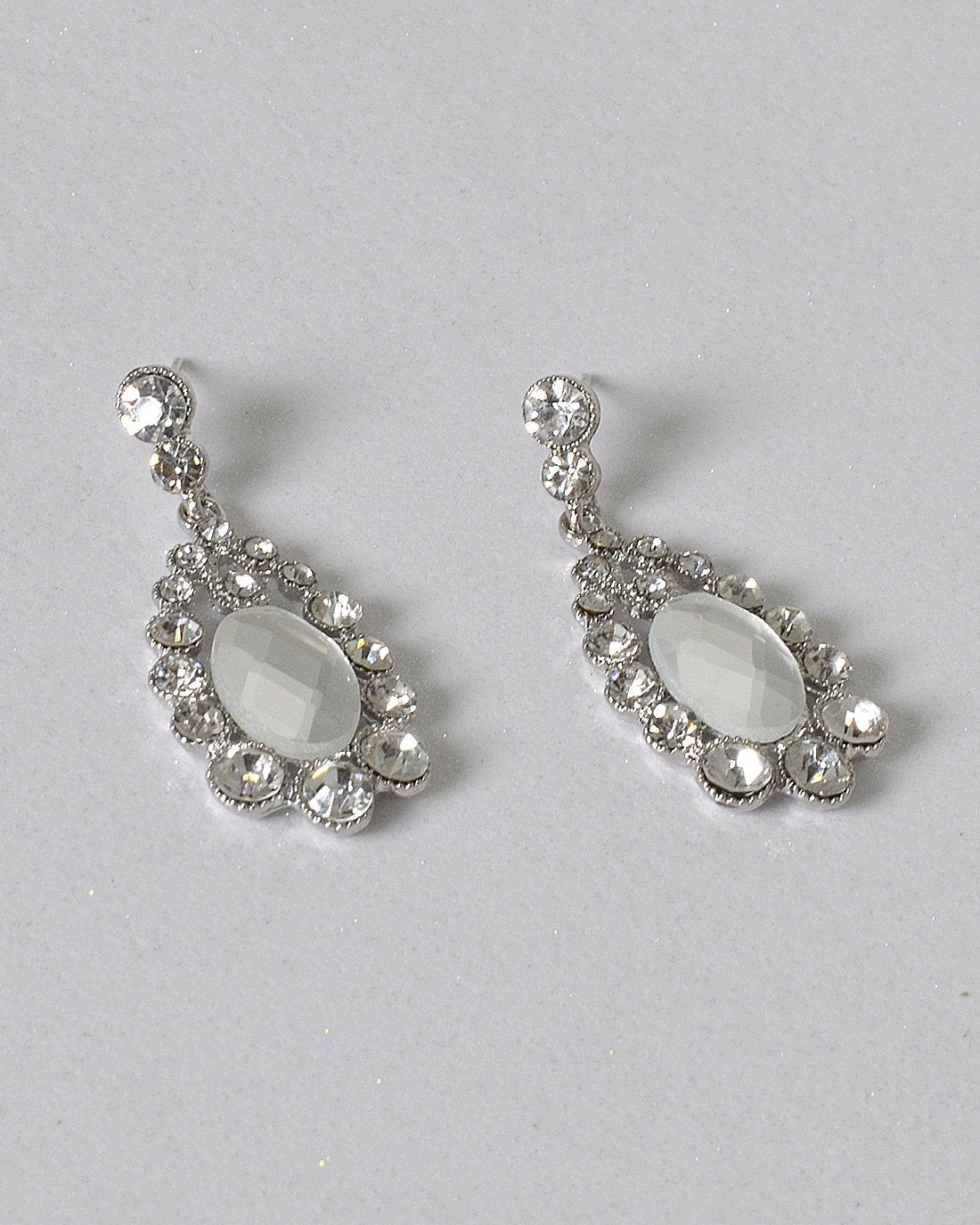 Stylish Crystal Studded Danglers - Absolute Fashion 2020