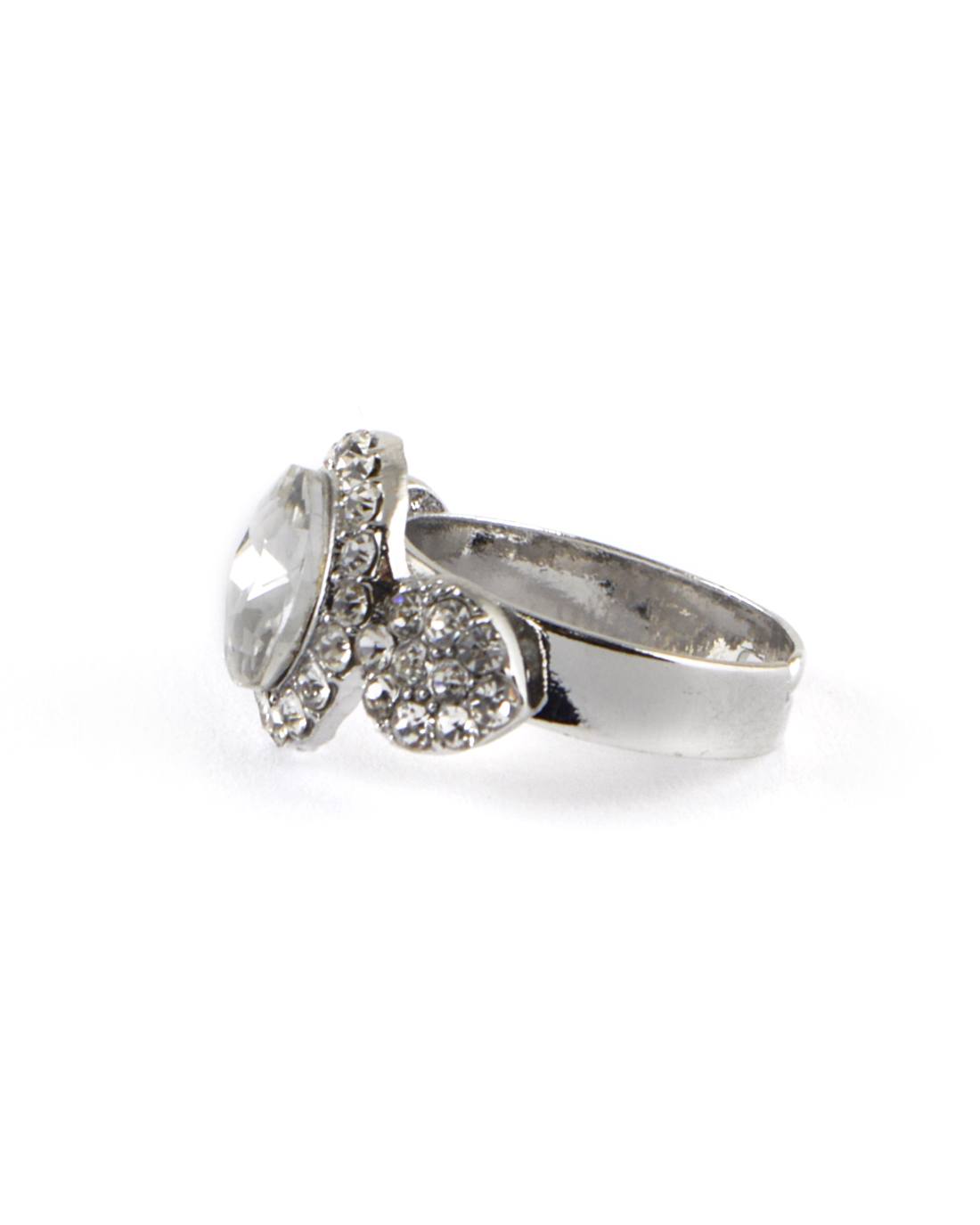 Crystal and Stone Studded Adjustable Ring - Absolute Fashion 2020