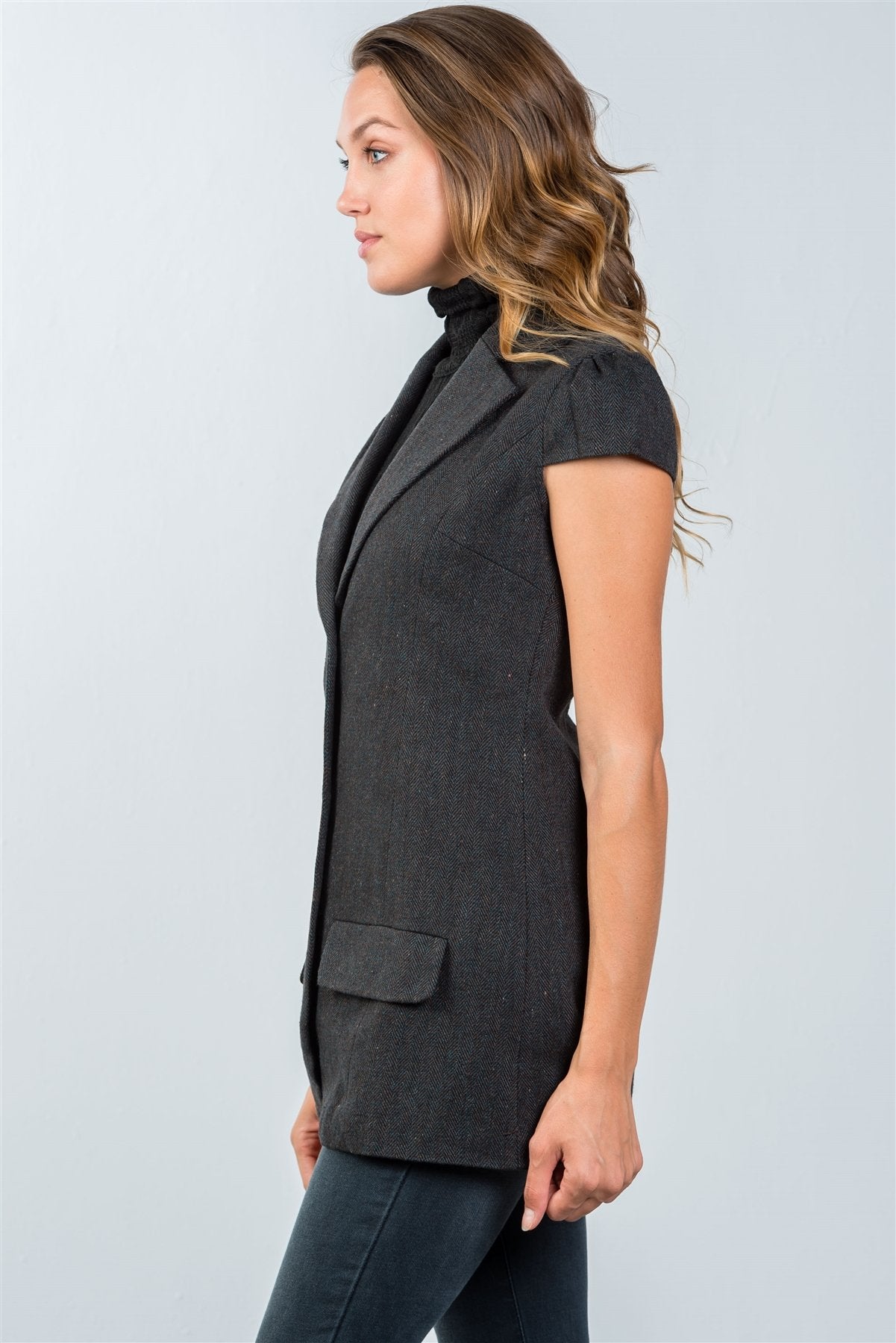 Ladies fashion cap sleeve jacket - Absolute Fashion 2020