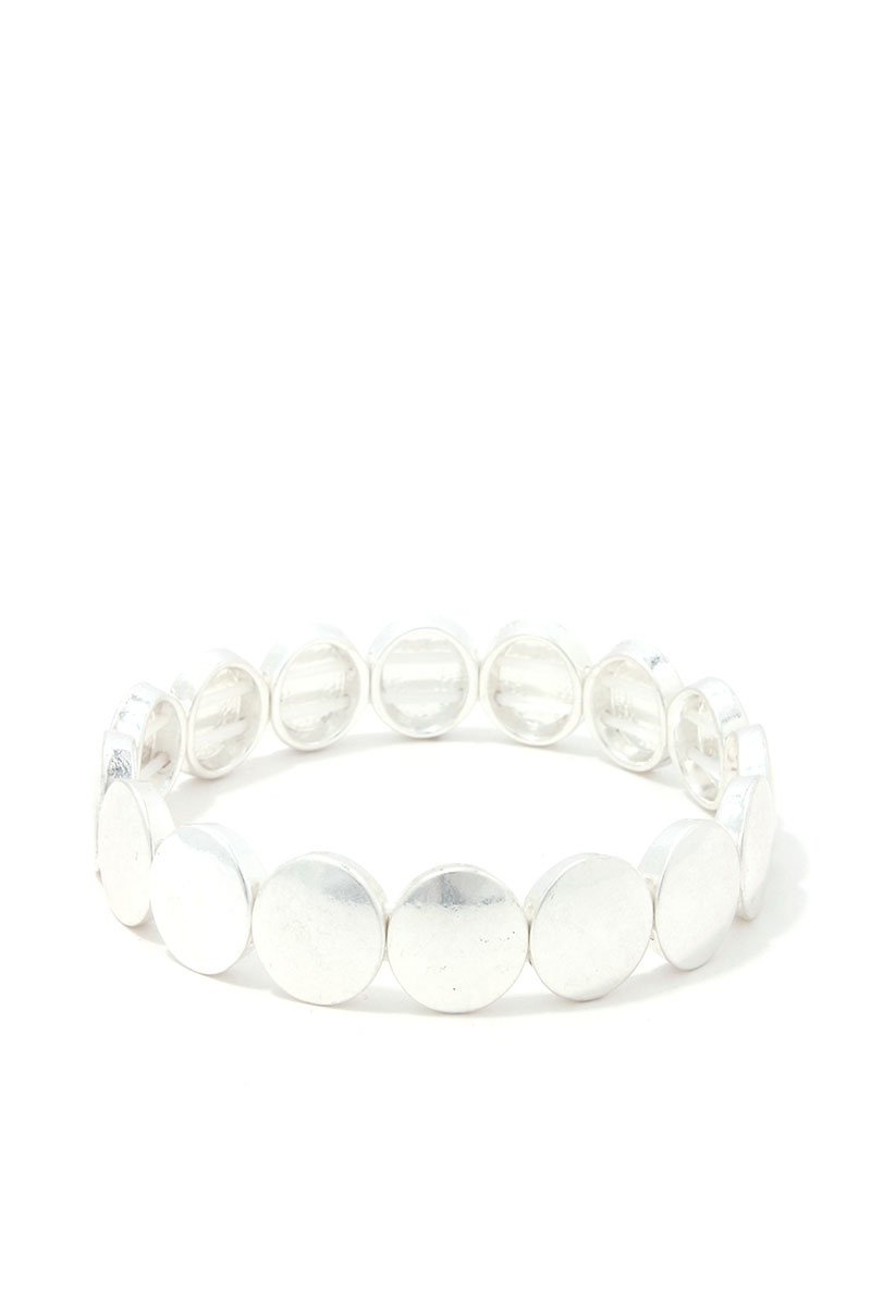 Round Metal Stretch Bracelet - Absolute Fashion 2020