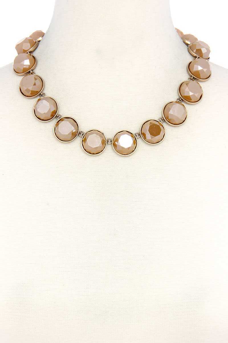 Circle Bead Short Necklace - Absolute Fashion 2020