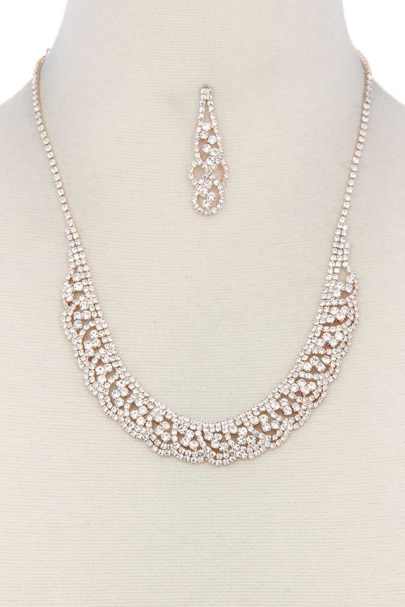 Rhinestone Necklace - Absolute Fashion 2020