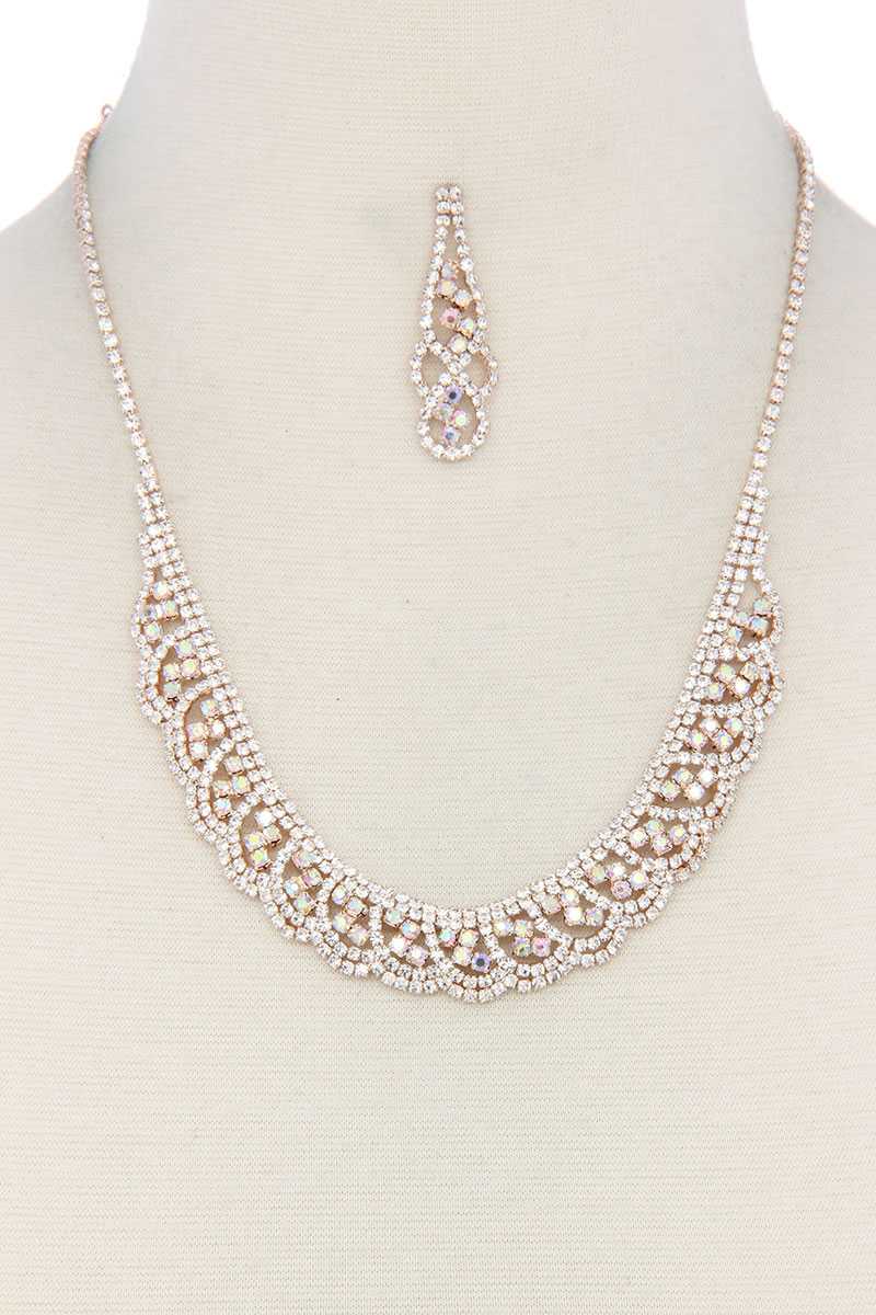 Rhinestone Necklace - Absolute Fashion 2020
