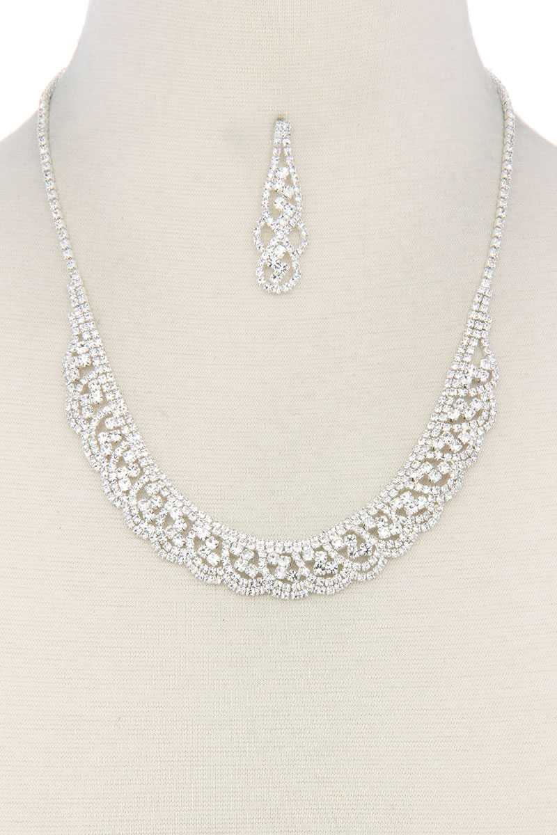 Rhinestone Necklace - Absolute Fashion 2020
