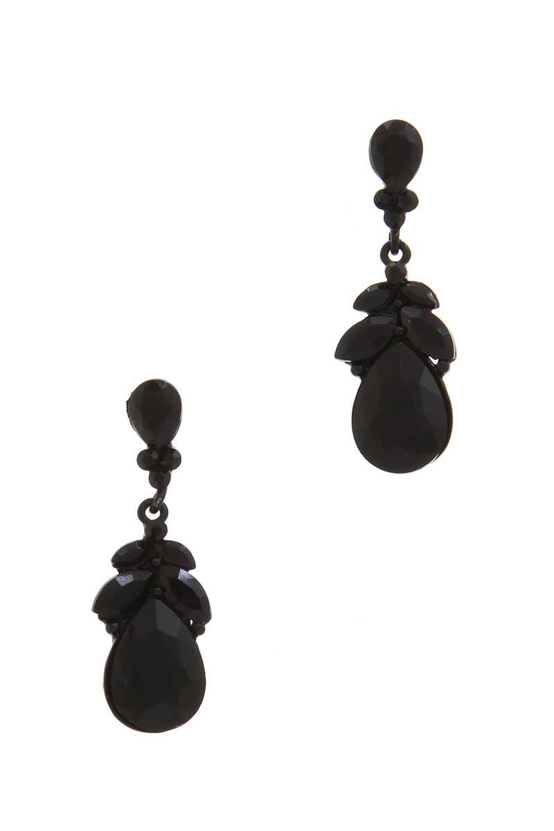 Rhinestone Post Drop Earring - Absolute Fashion 2020