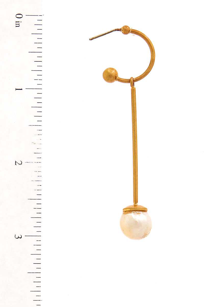 Fashion Liner Pear Drop Earring - Absolute Fashion 2020