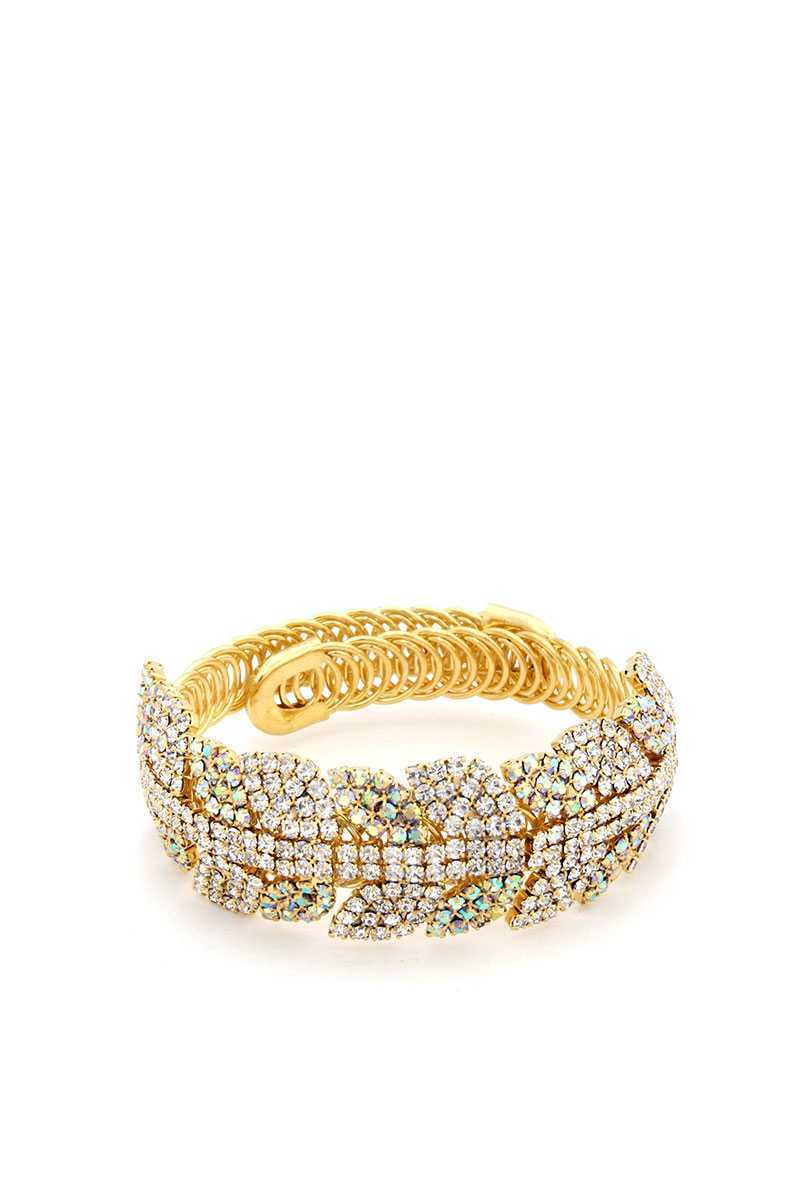 Flexible Rhinestone Bracelet - Absolute Fashion 2020