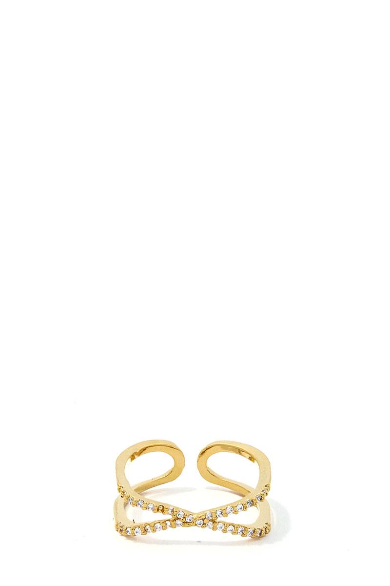 Fashion Rhinestone Zirconia Crown Ring - Absolute Fashion 2020