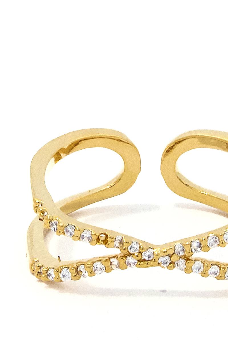 Fashion Rhinestone Zirconia Crown Ring - Absolute Fashion 2020