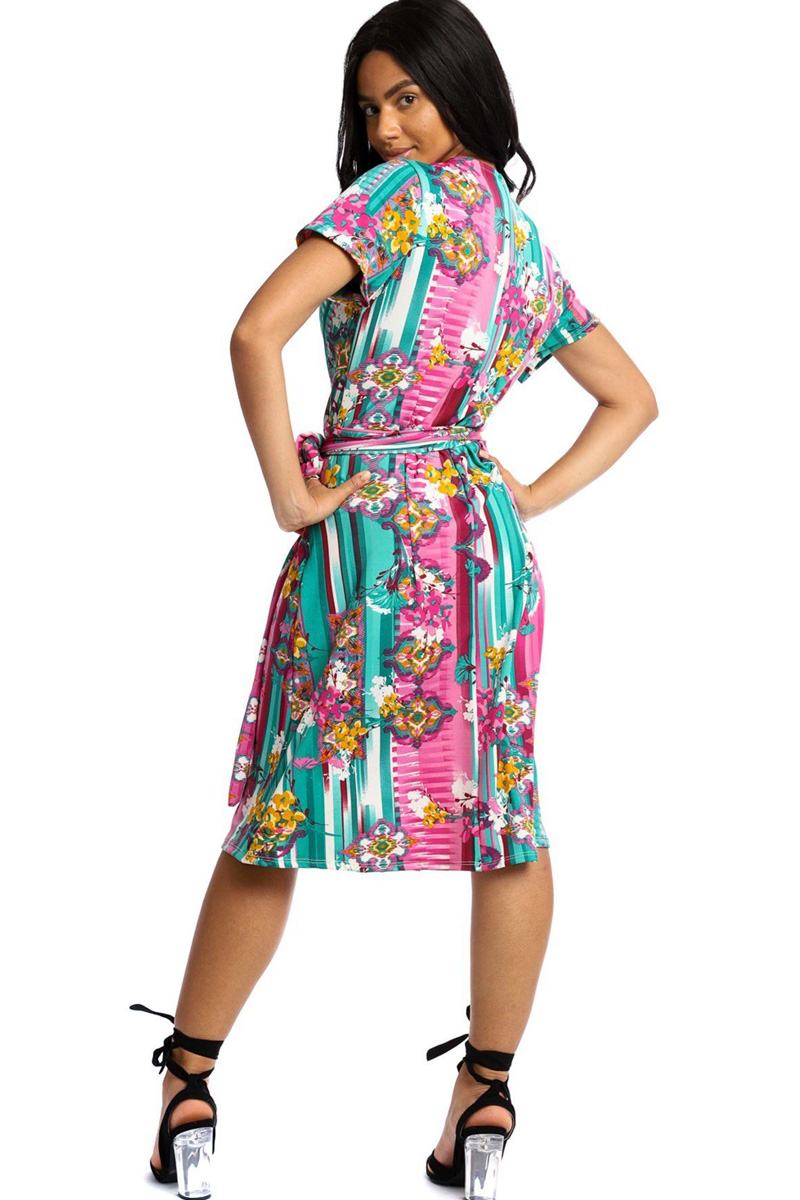 Wrapped Style Midi Dress - Absolute Fashion 2020