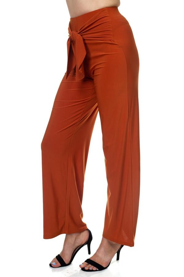 Wrap Waist Tie Pants - Absolute Fashion 2020